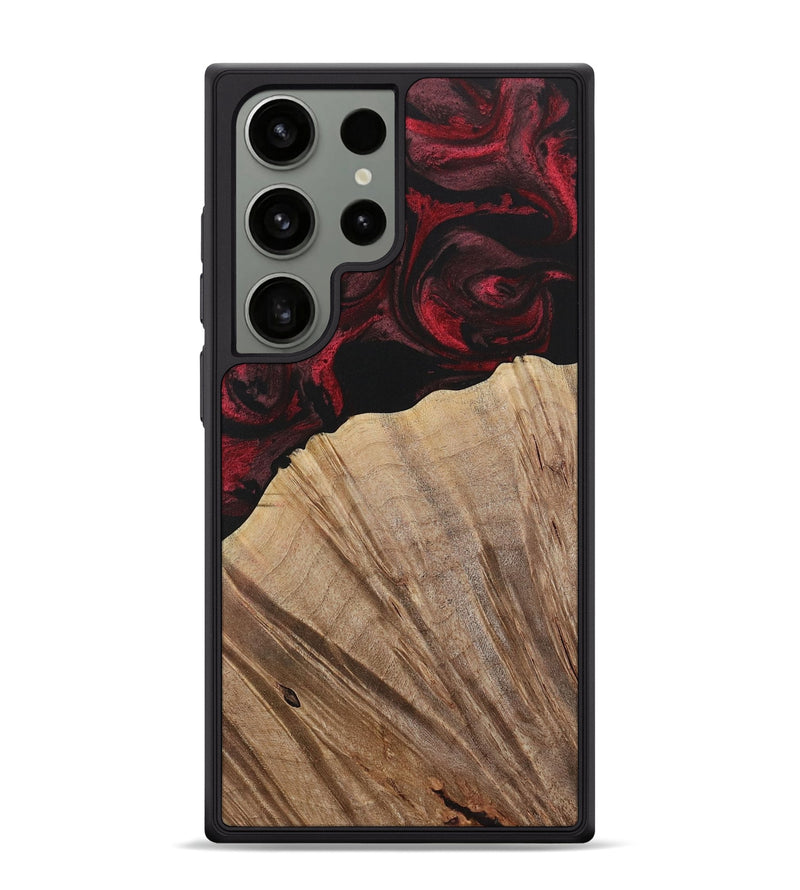 Galaxy S24 Ultra Wood Phone Case - Kouji (Red, 730473)