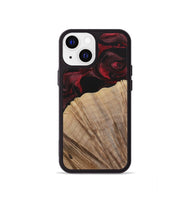 iPhone 13 mini Wood Phone Case - Kouji (Red, 730473)