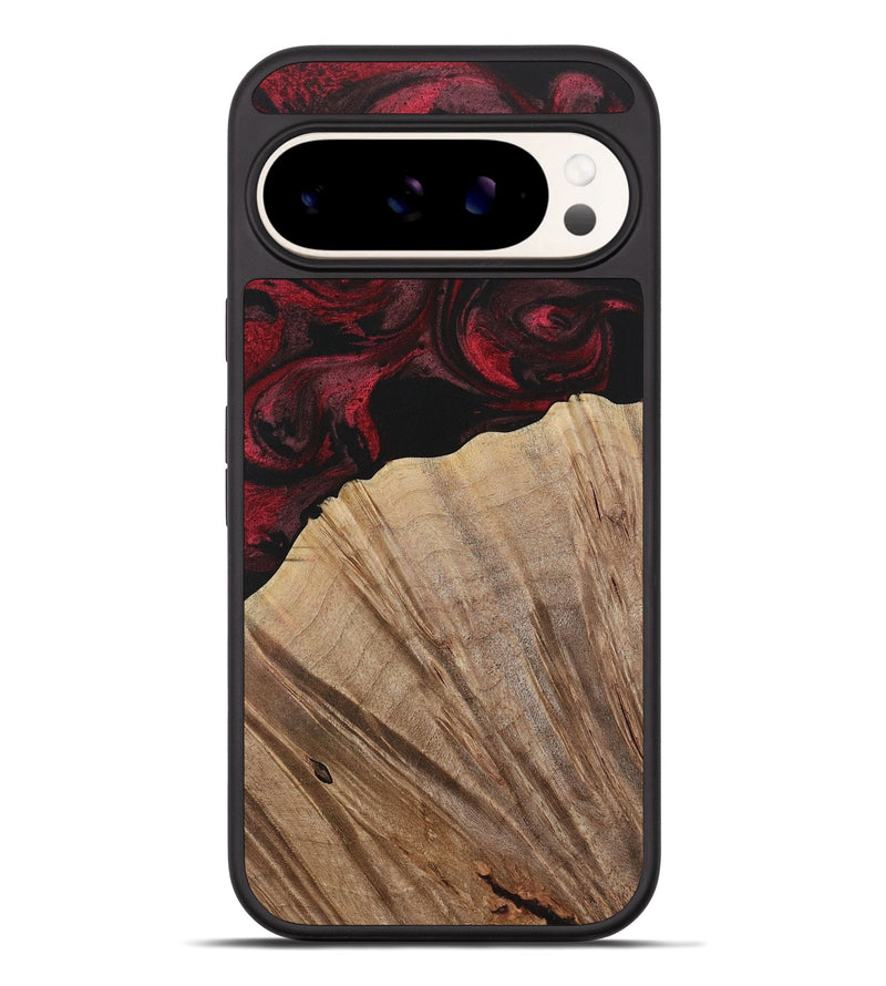 Pixel 9 Pro XL Wood Phone Case - Kouji (Red, 730473)