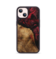 iPhone 14 Wood Phone Case - Chase (Red, 730478)