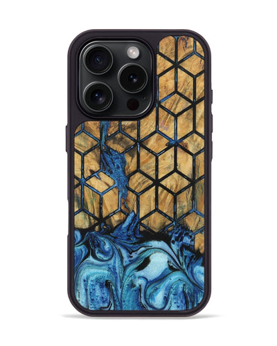 iPhone 16 Pro Wood Phone Case - Metti (Pattern, 730479)