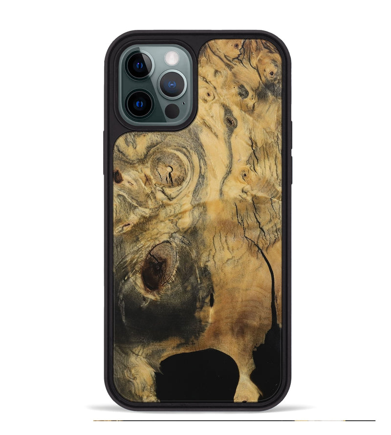 iPhone 12 Pro Max Wood Phone Case - Jorja (Wood Burl, 730488)