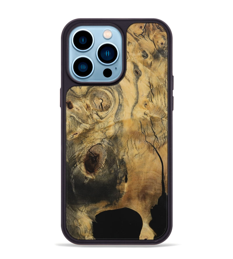 iPhone 14 Pro Max Wood Phone Case - Jorja (Wood Burl, 730488)