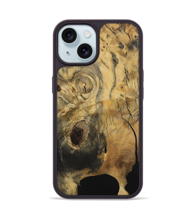 iPhone 15 Wood Phone Case - Jorja (Wood Burl, 730488)