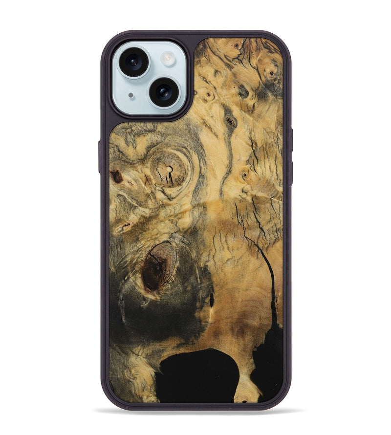 iPhone 15 Plus Wood Phone Case - Jorja (Wood Burl, 730488)