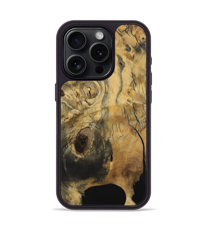 iPhone 15 Pro Wood Phone Case - Jorja (Wood Burl, 730488)