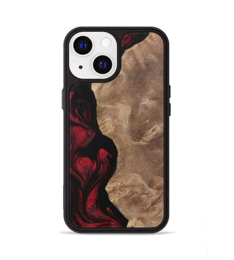 iPhone 13 Wood Phone Case - Ellis (Red, 730495)