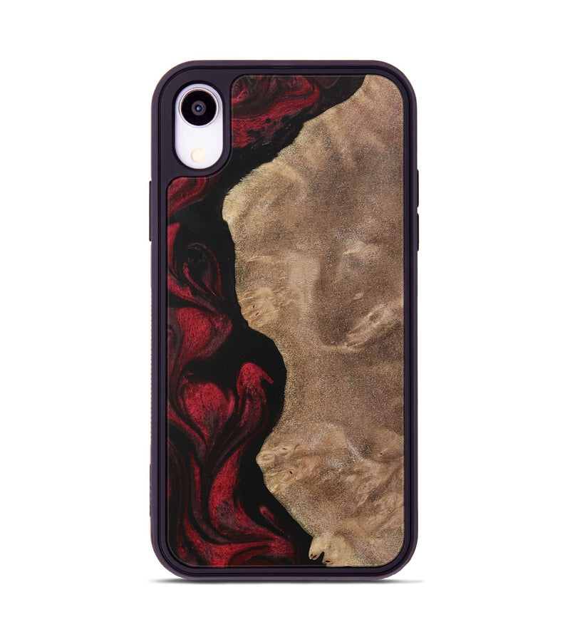 iPhone Xr Wood Phone Case - Ellis (Red, 730495)