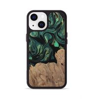 iPhone 13 Wood Phone Case - Phyllys (Green, 730507)