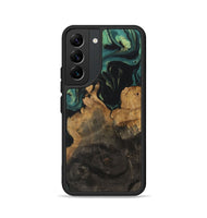 Galaxy S22 Wood Phone Case - Bryant (Green, 730510)