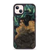 iPhone 14 Plus Wood Phone Case - Bryant (Green, 730510)