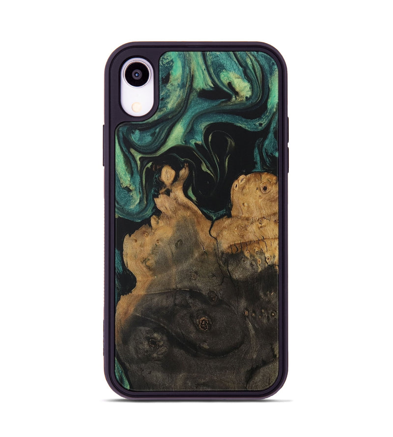 iPhone Xr Wood Phone Case - Bryant (Green, 730510)