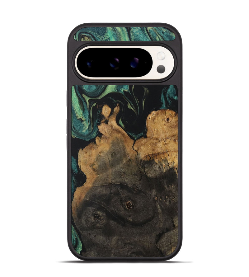 Pixel 9 Wood Phone Case - Bryant (Green, 730510)