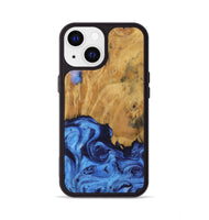 iPhone 13 Wood Phone Case - Crystie (Blue, 730511)