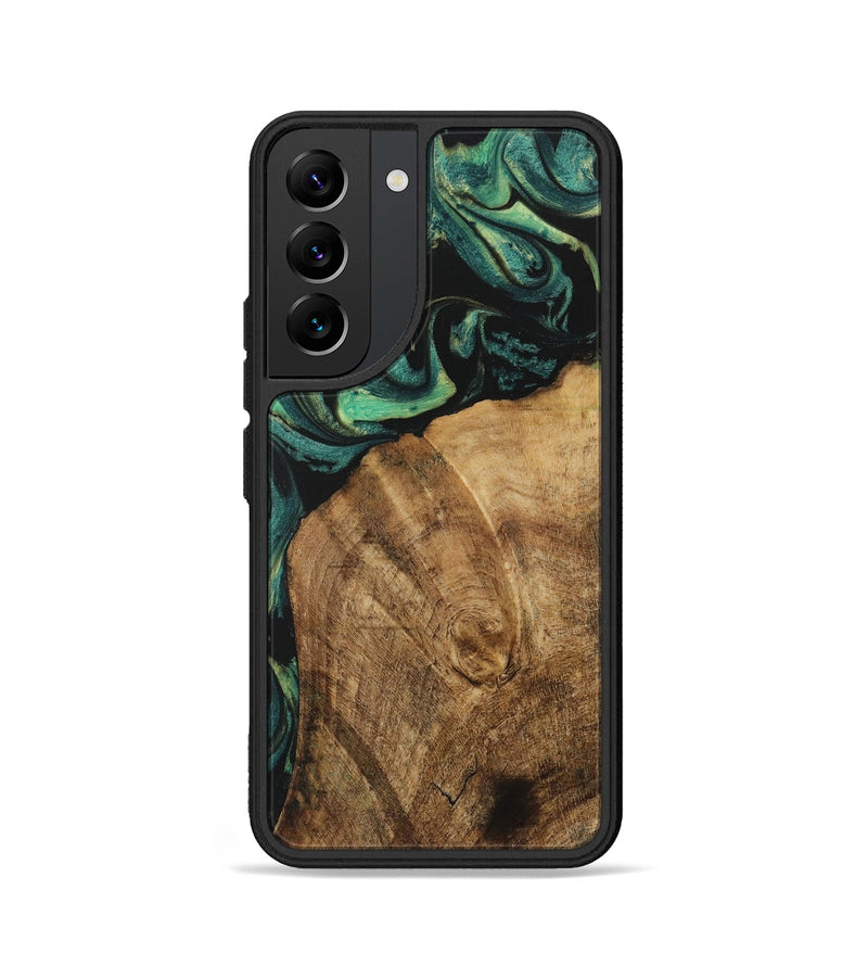 Galaxy S22 Wood Phone Case - Norrie (Green, 730517)