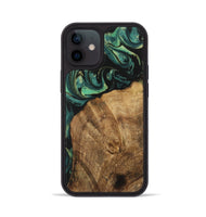 iPhone 12 Wood Phone Case - Norrie (Green, 730517)