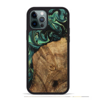 iPhone 12 Pro Max Wood Phone Case - Norrie (Green, 730517)