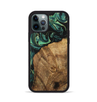 iPhone 12 Pro Wood Phone Case - Norrie (Green, 730517)