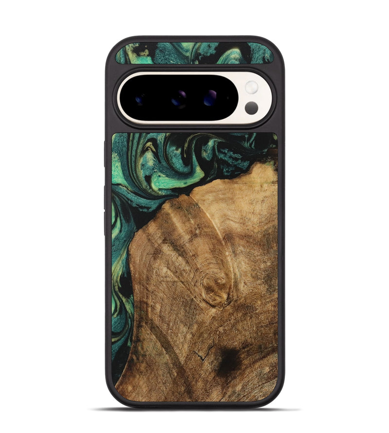 Pixel 9 Wood Phone Case - Norrie (Green, 730517)