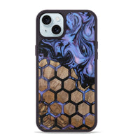 iPhone 15 Plus Wood Phone Case - Mary (Pattern, 730520)