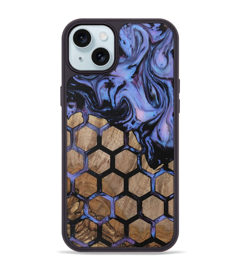 iPhone 15 Plus Wood Phone Case - Mary (Pattern, 730520)