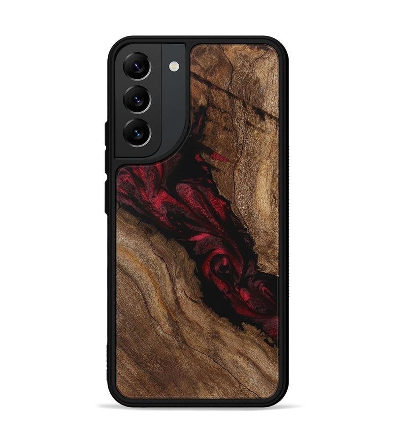 Galaxy S22 Plus Wood Phone Case - Felipa (Red, 730521)