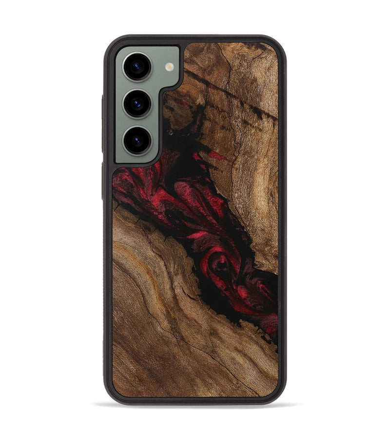 Galaxy S23 Plus Wood Phone Case - Felipa (Red, 730521)