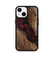 iPhone 13 Wood Phone Case - Felipa (Red, 730521)