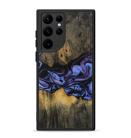 Galaxy S22 Ultra Wood Phone Case - Canute (Purple, 730522)