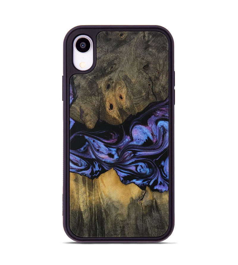 iPhone Xr Wood Phone Case - Canute (Purple, 730522)