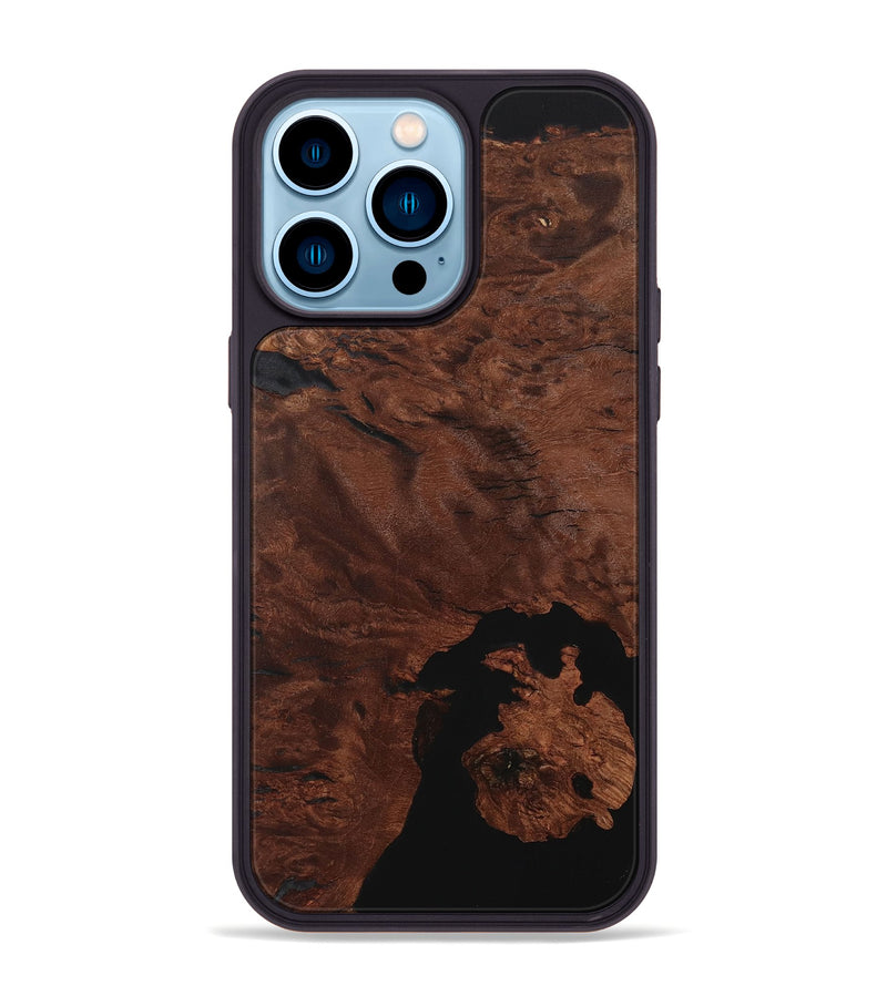 iPhone 14 Pro Max Wood Phone Case - Addi (Wood Burl, 730523)