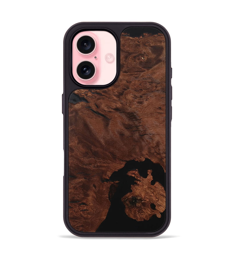 iPhone 16 Wood Phone Case - Addi (Wood Burl, 730523)