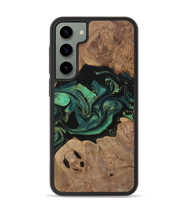 Galaxy S23 Plus Wood Phone Case - Karola (Green, 730525)