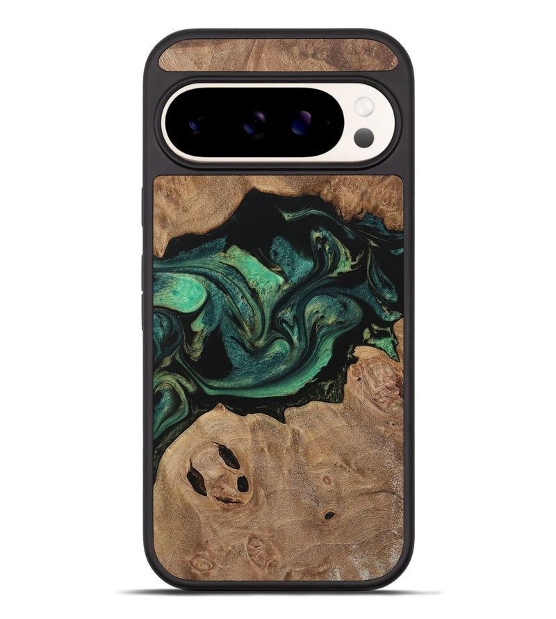 Pixel 9 Pro XL Wood Phone Case - Karola (Green, 730525)