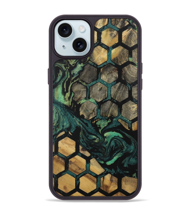 iPhone 15 Plus Wood Phone Case - YikHon (Pattern, 730531)