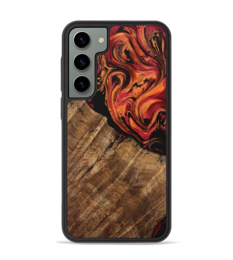 Galaxy S23 Plus Wood Phone Case - Valaria (Red, 730534)