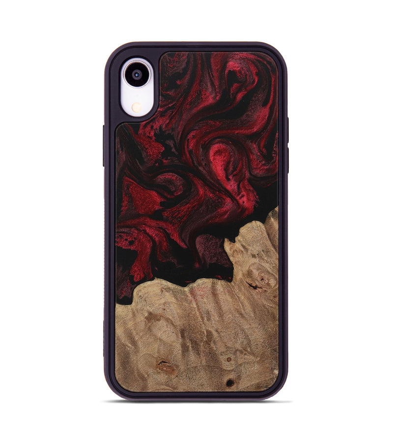 iPhone Xr Wood Phone Case - Issy (Red, 730539)