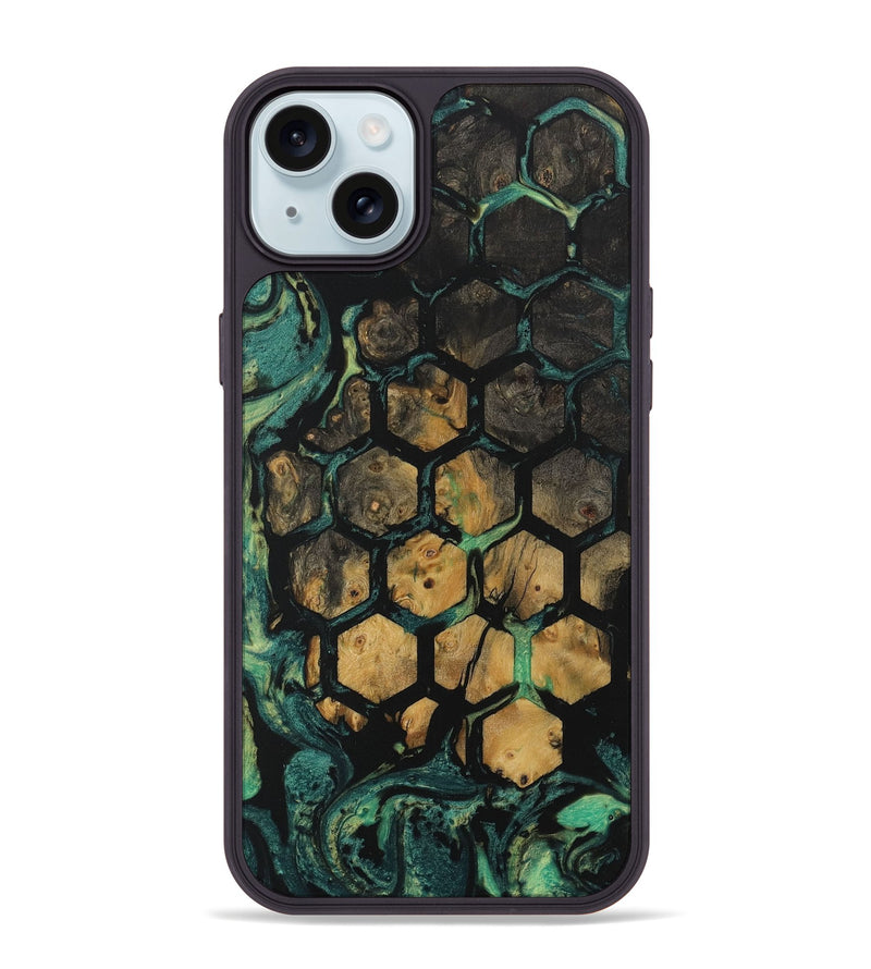 iPhone 15 Plus Wood Phone Case - Aurthur (Pattern, 730540)