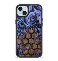 iPhone 15 Plus Wood Phone Case - Nerta (Pattern, 730542)