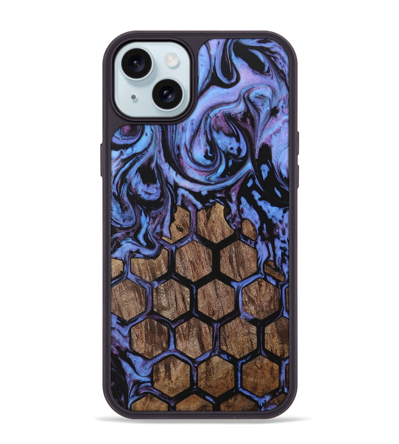 iPhone 15 Plus Wood Phone Case - Nerta (Pattern, 730542)