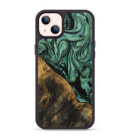 iPhone 14 Plus Wood Phone Case - Kemp (Green, 730550)