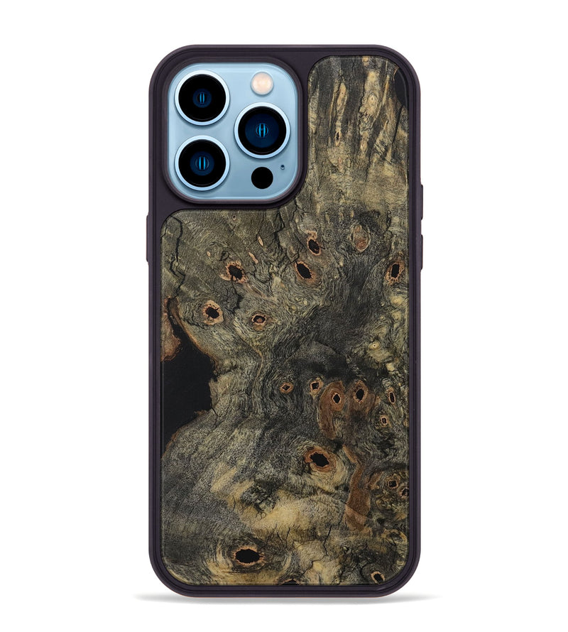 iPhone 14 Pro Max Wood Phone Case - Alycia (Wood Burl, 730551)