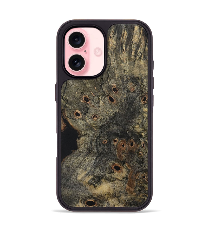 iPhone 16 Wood Phone Case - Alycia (Wood Burl, 730551)