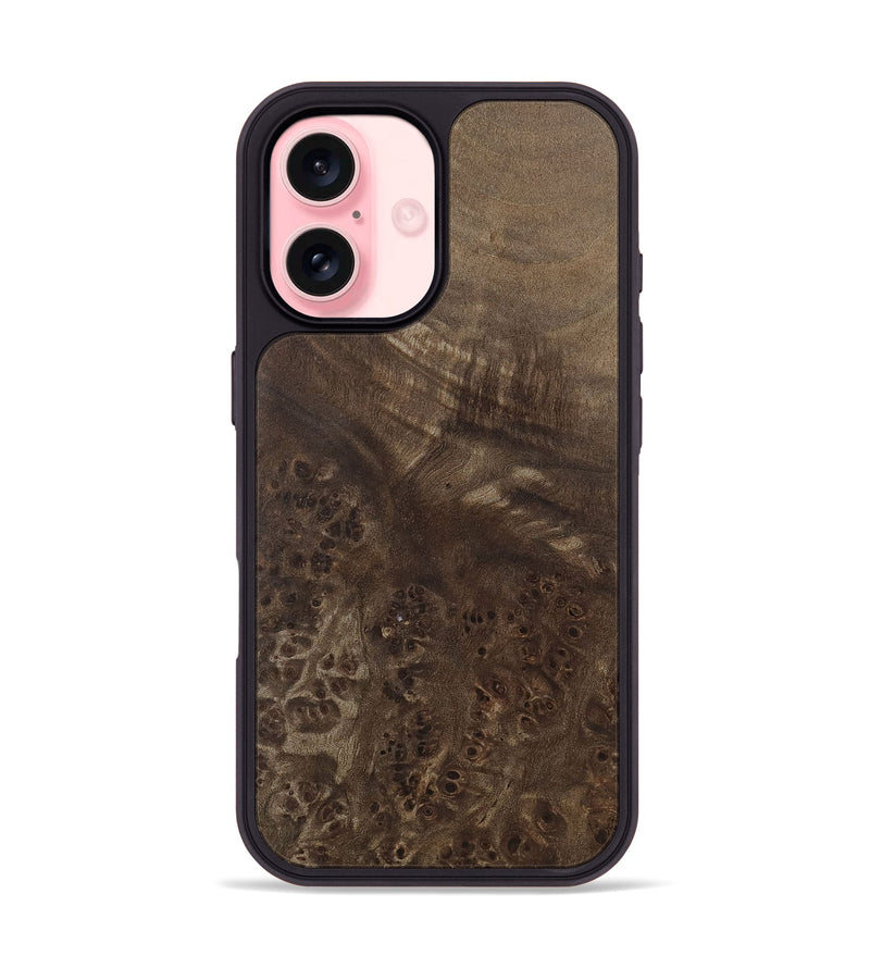 iPhone 16 Wood Phone Case - Bishop (Wood Burl, 730552)