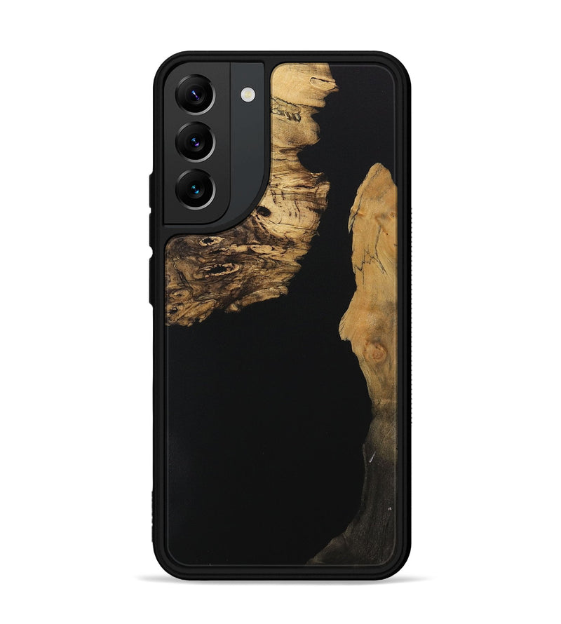 Galaxy S22 Plus Wood Phone Case - Mady (Pure Black, 730553)