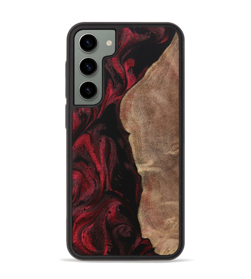 Galaxy S23 Plus Wood Phone Case - Pluma (Red, 730556)