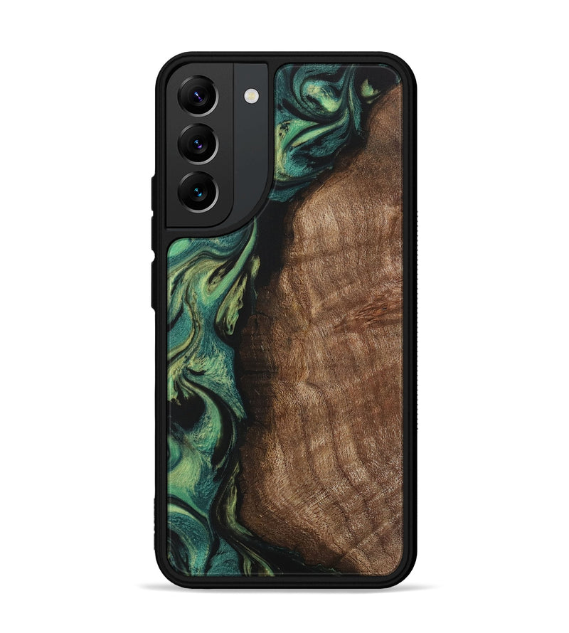 Galaxy S22 Plus Wood Phone Case - Leandro (Green, 730557)