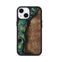 iPhone 13 Wood Phone Case - Leandro (Green, 730557)