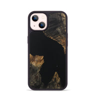 iPhone 14 Wood Phone Case - Hakan (Pure Black, 730566)