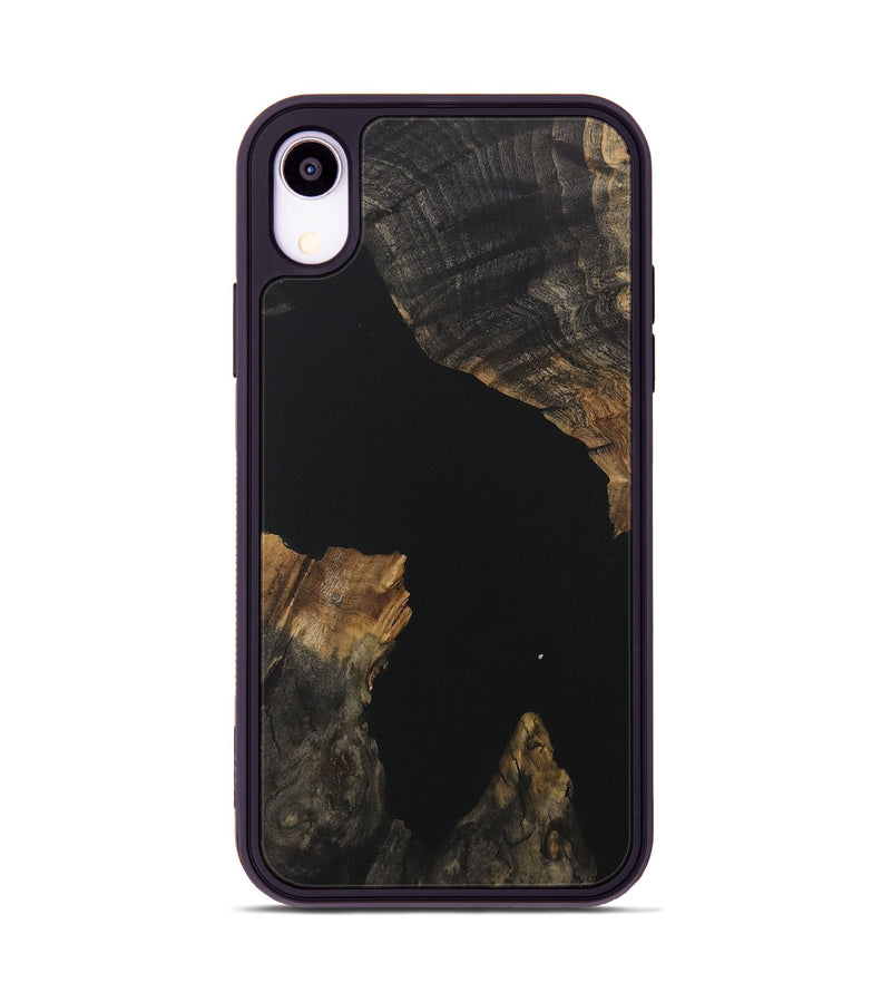 iPhone Xr Wood Phone Case - Hakan (Pure Black, 730566)